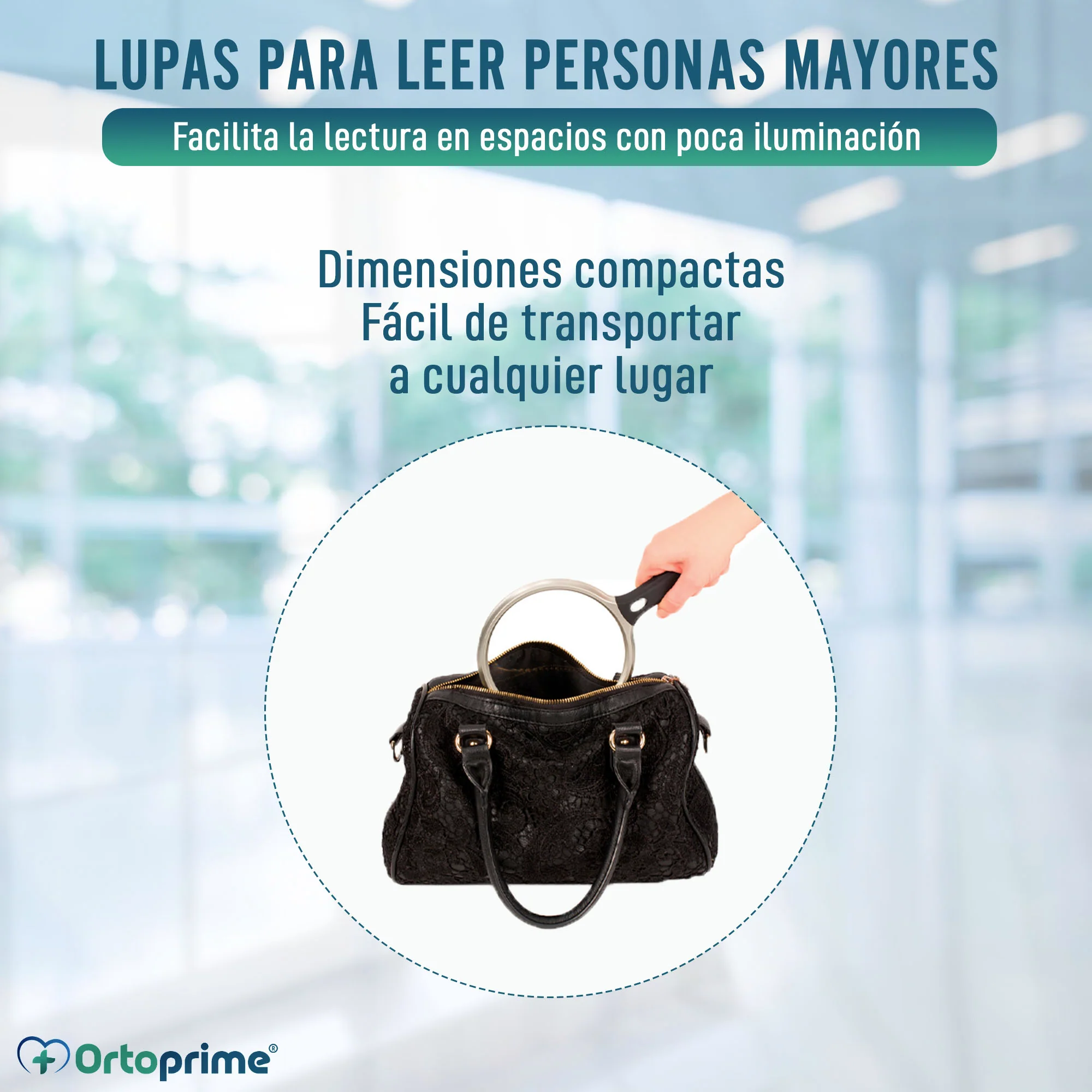 Lupa para Leer Amplia con Luz LED y Mango Ergonómico - Image 5