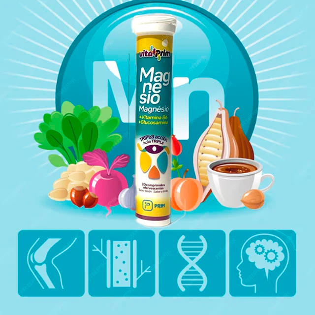 Magnesio Suplemento con Vitamina B6 Glucosamina Triple Acción - Image 3