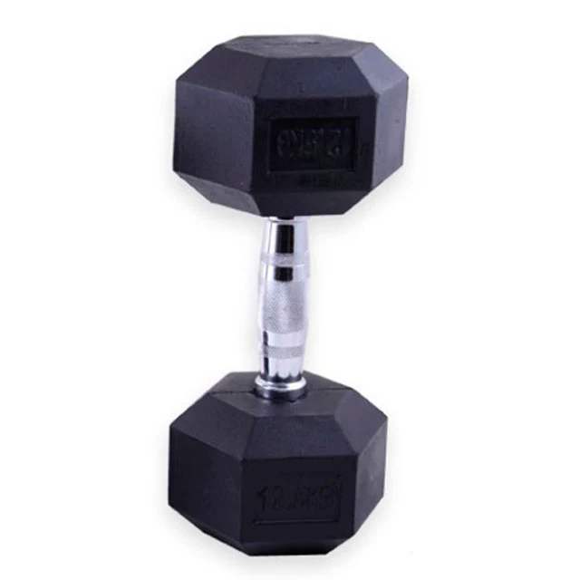 Mancuerna Hexagonal de Goma para Ejercicios | Varios Pesos - Image 3