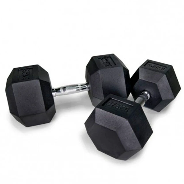 Mancuerna Hexagonal de Goma para Ejercicios | Varios Pesos - Image 4