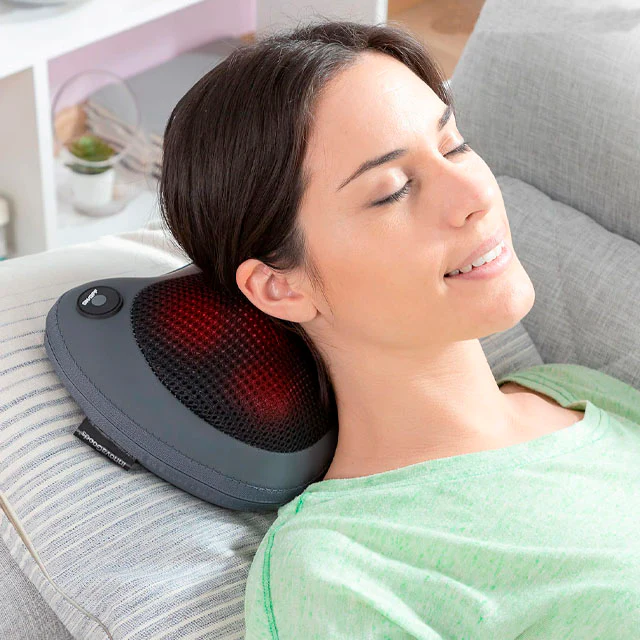 Masajeador Cabeza Shiatsu Térmico con Cabezales Rotativos - Image 4