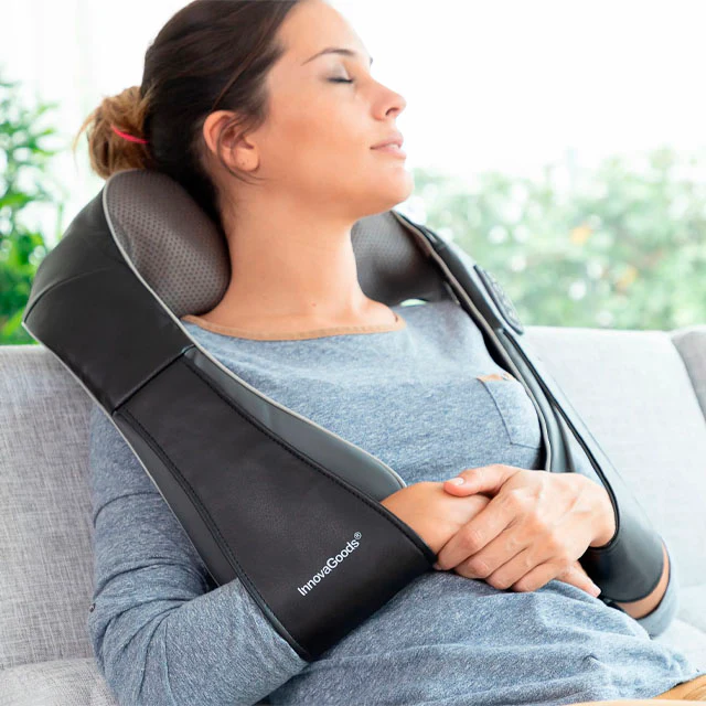 Masajeador Shiatsu PRO Espalda y Cuello con Asas de Sujeción - Image 3