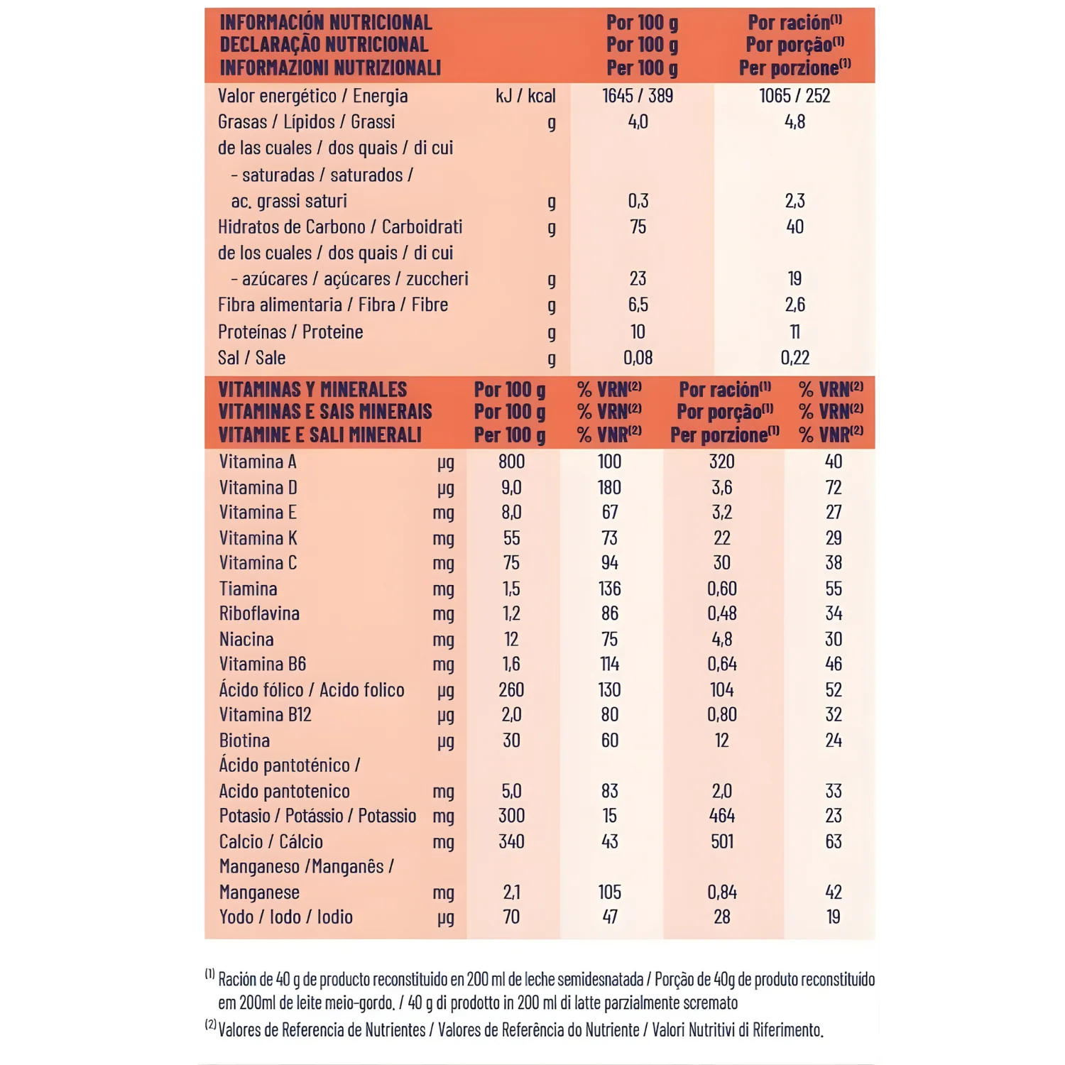 Meritene Cereales con Proteínas para 13 raciones | Multifruta - Image 5