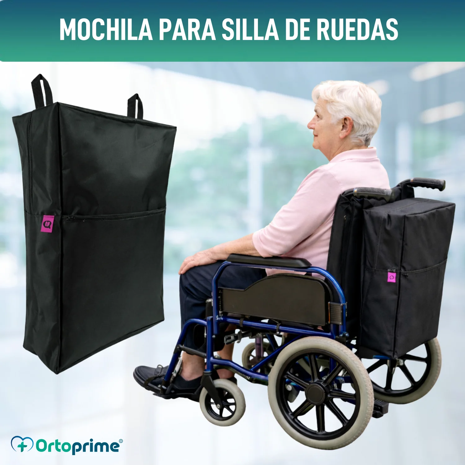 Mochila Trasera para Silla de Ruedas | 8 Compartimientos - Image 4