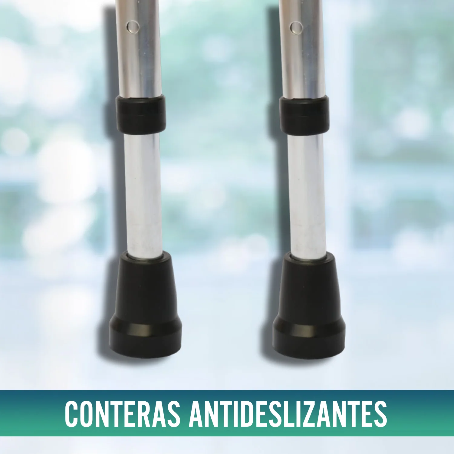 Muletas Regulables con Almohadillas Adhesivas - Image 7