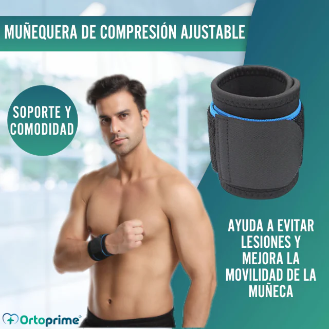 Muñequera Deportiva Ajustable Muñequera Tendinitis Ortopédica - Image 3