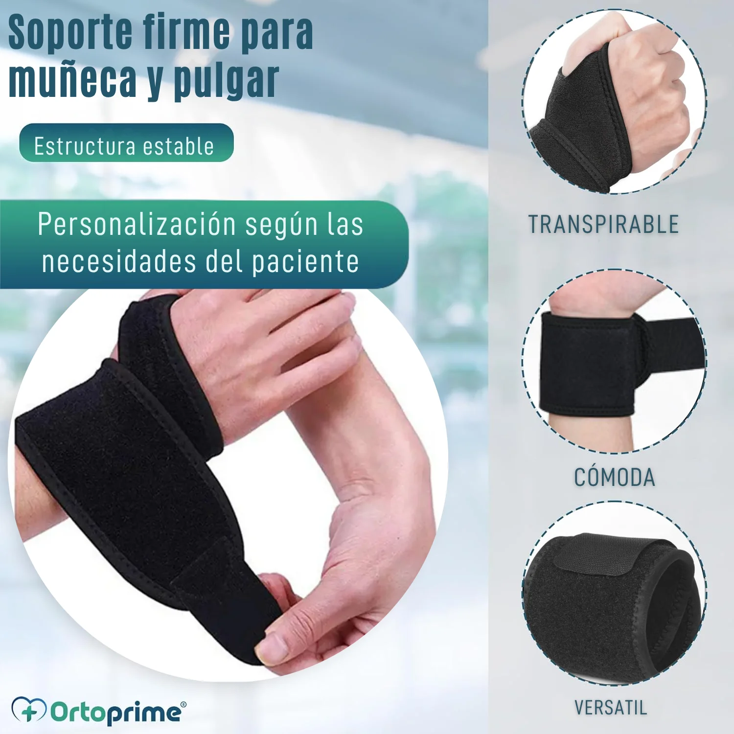 Muñequera para Tendinitis | Soporte para Muñeca de Neopreno - Image 2