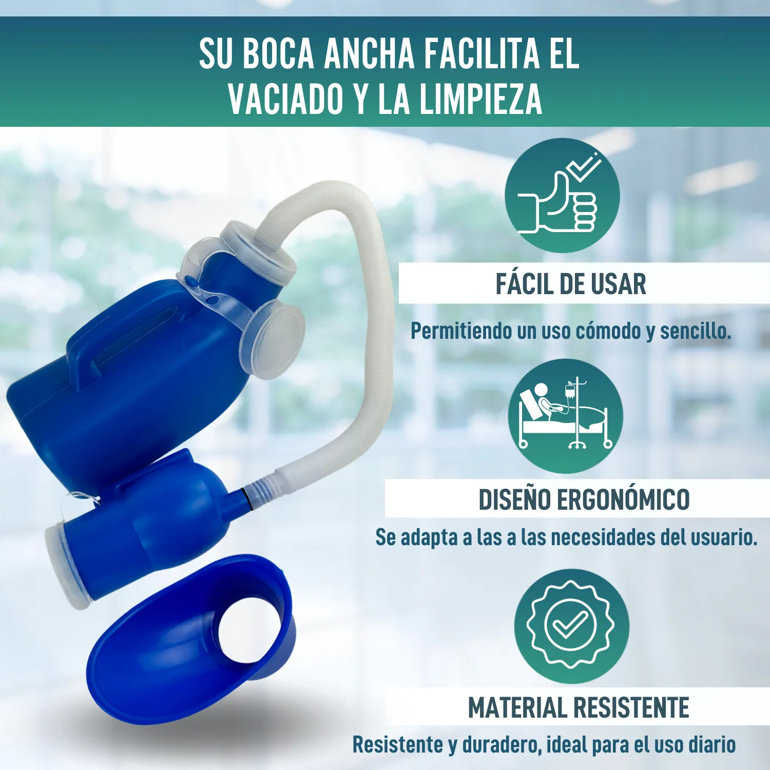 Orinal Portátil Unisex 1200ml para Adultos y Niños - Image 2