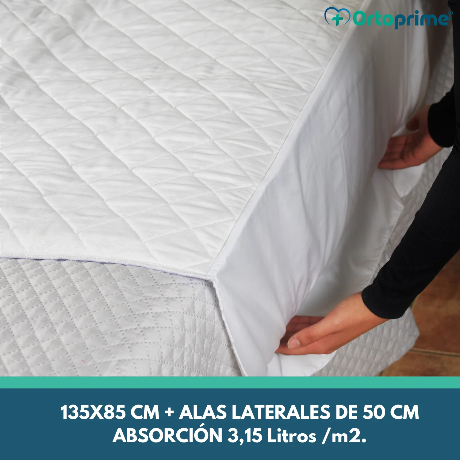 PACK 2 Empapadores Absorbentes Eco Lavables Cama 135cm 3,15 Litros/m2 - Image 5
