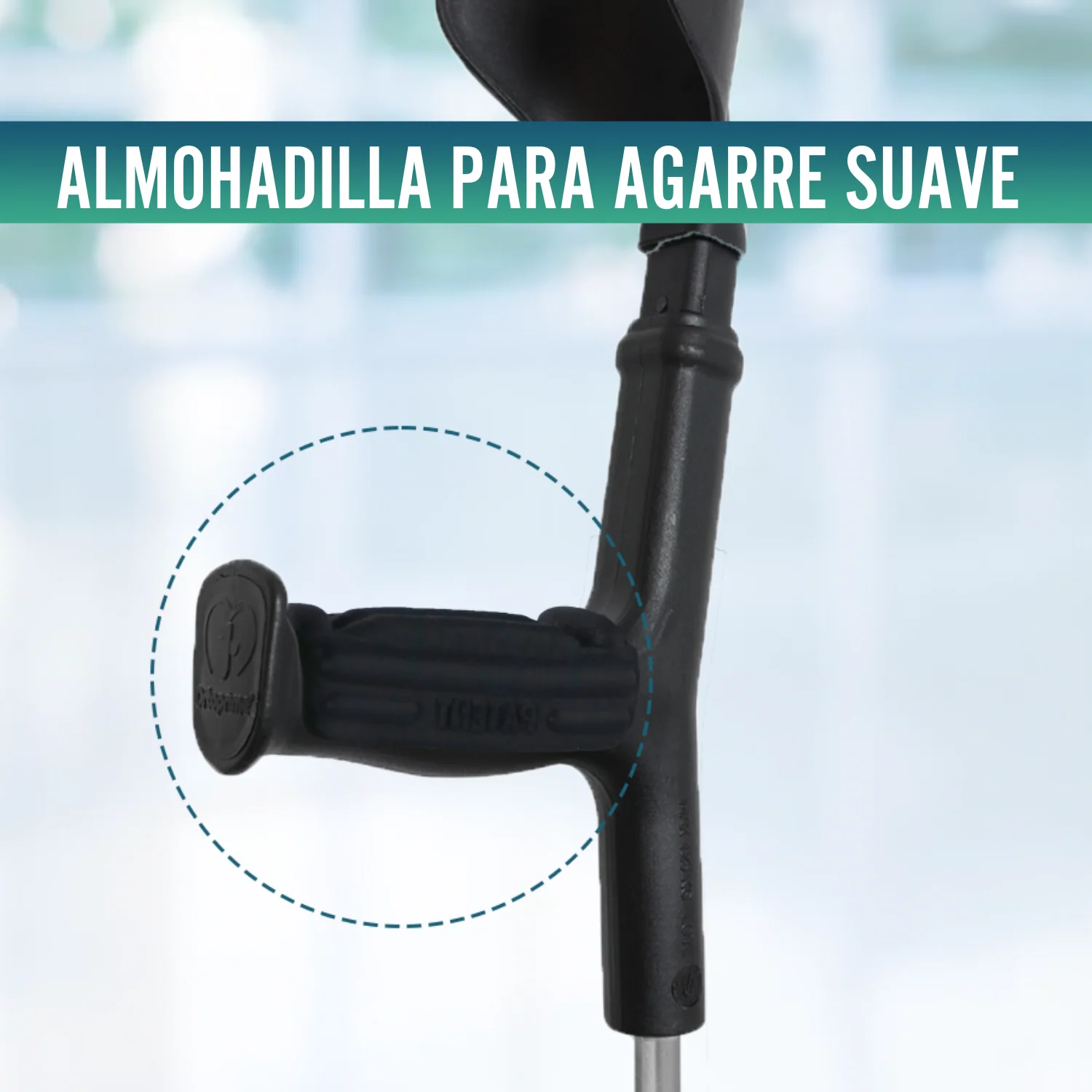 Pack Completo Muletas Ortopédicas + Almohadillas + Conteras Anchas - Image 7