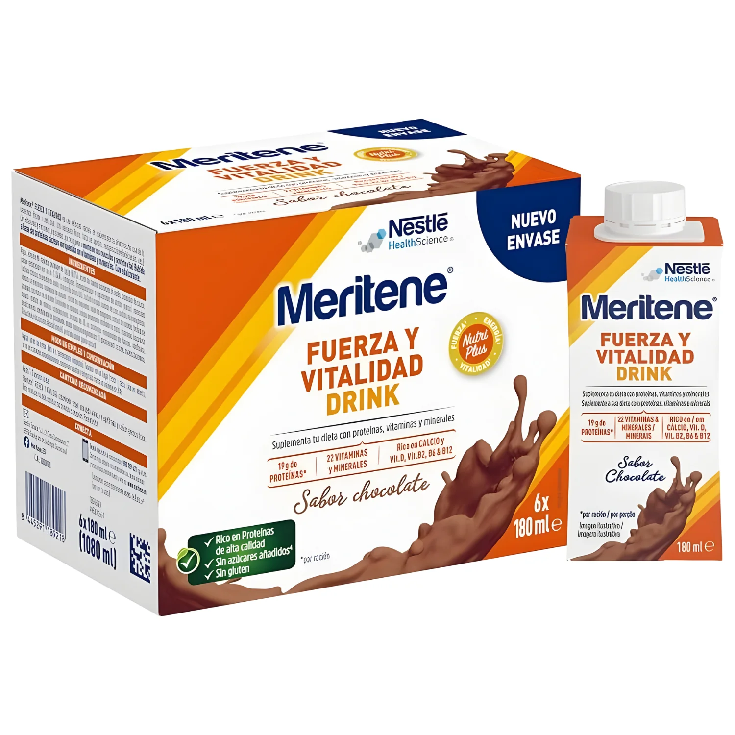Meritene Pack 6 Botellas Complemento Alimenticio | 2 Sabores - Image 4
