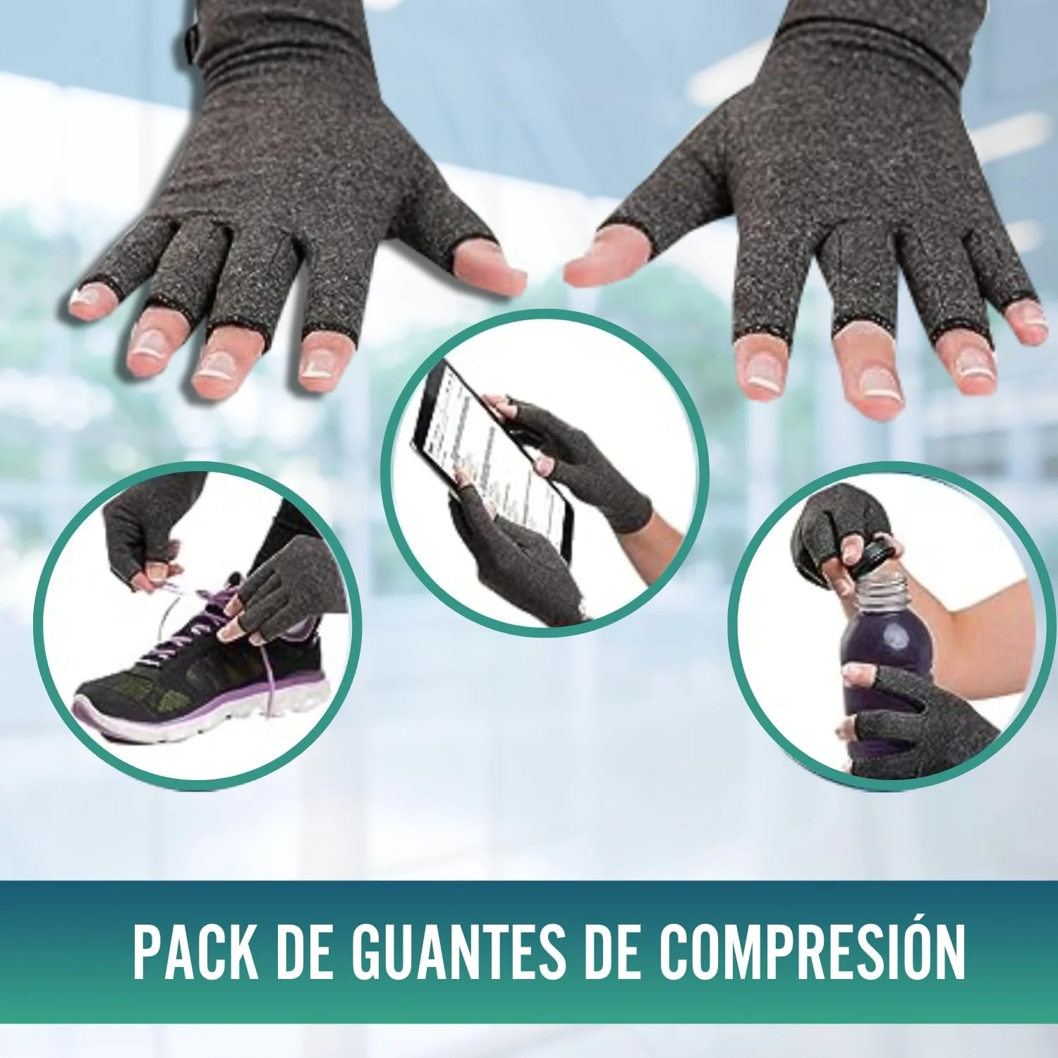 Pack de Guantes de Compresión Artritis y Artrosis - Image 6