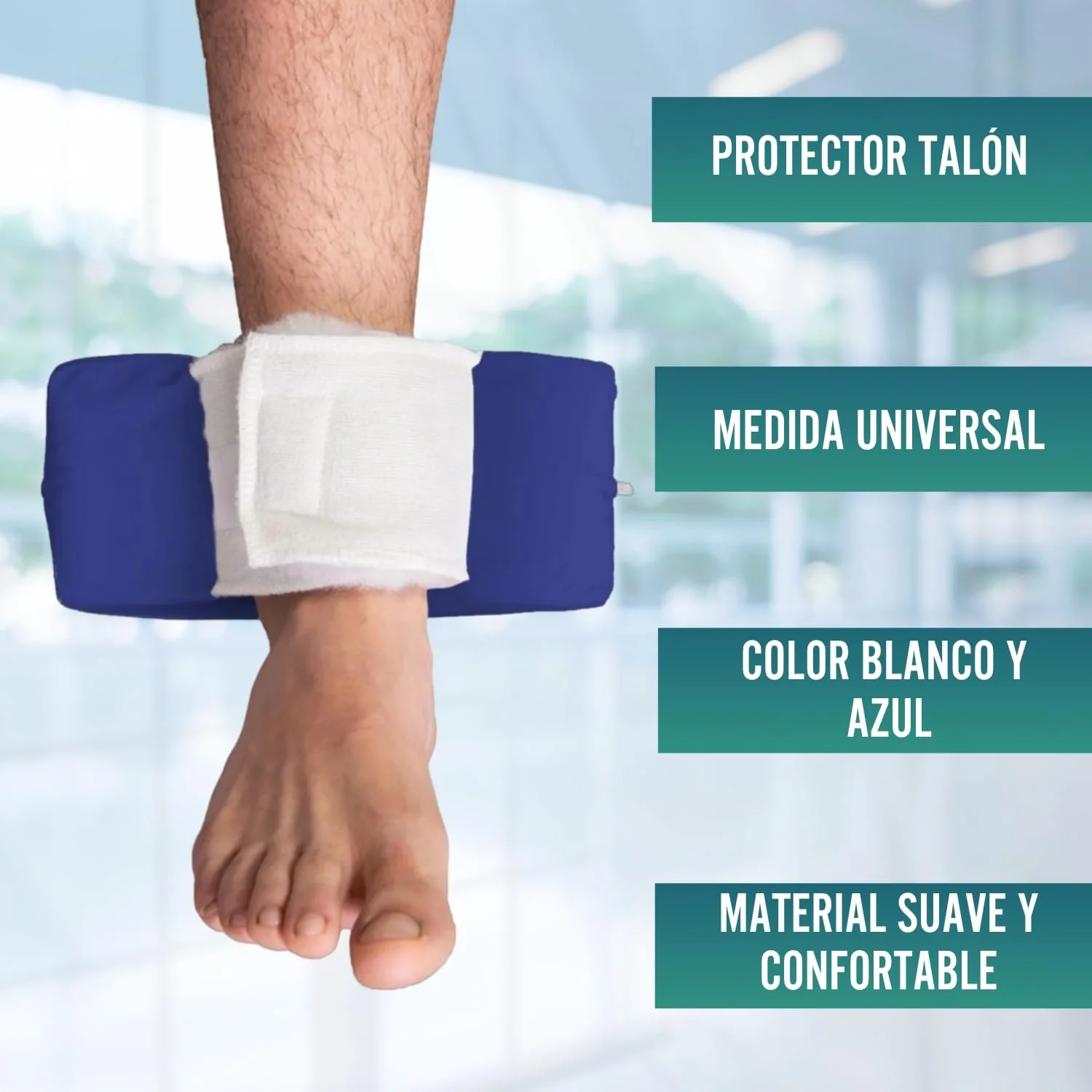 Pack 2 Taloneras Antiescaras Curvas PU Impermeable - Image 2