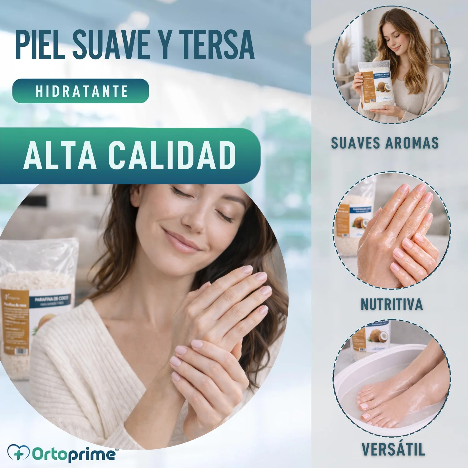 Parafina Antioxidante de Rehabilitación para Manos y Pies | Coco - Image 7