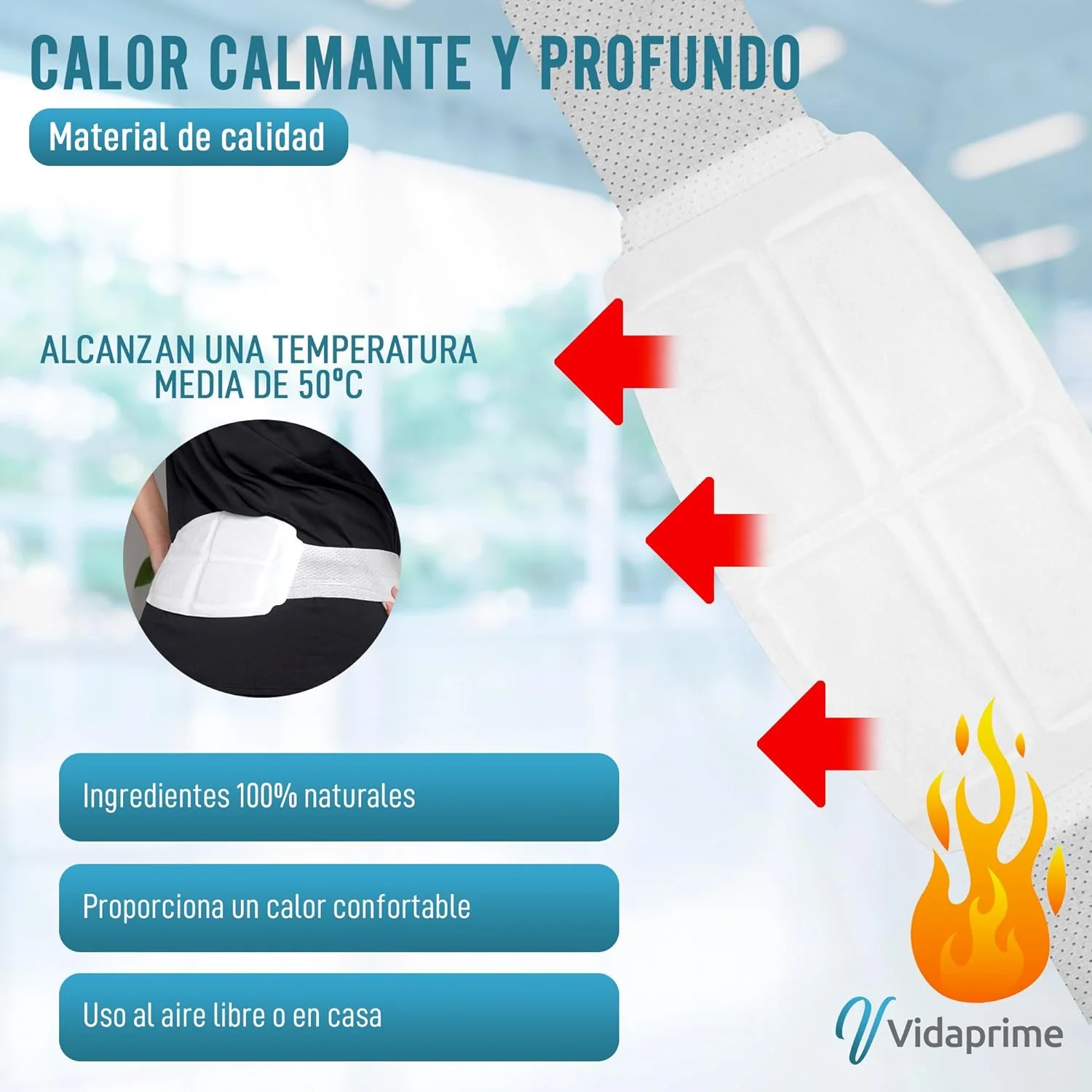 Parches de Calor Lumbar Espalda y Hombros | Pack x3 Uds - Image 4