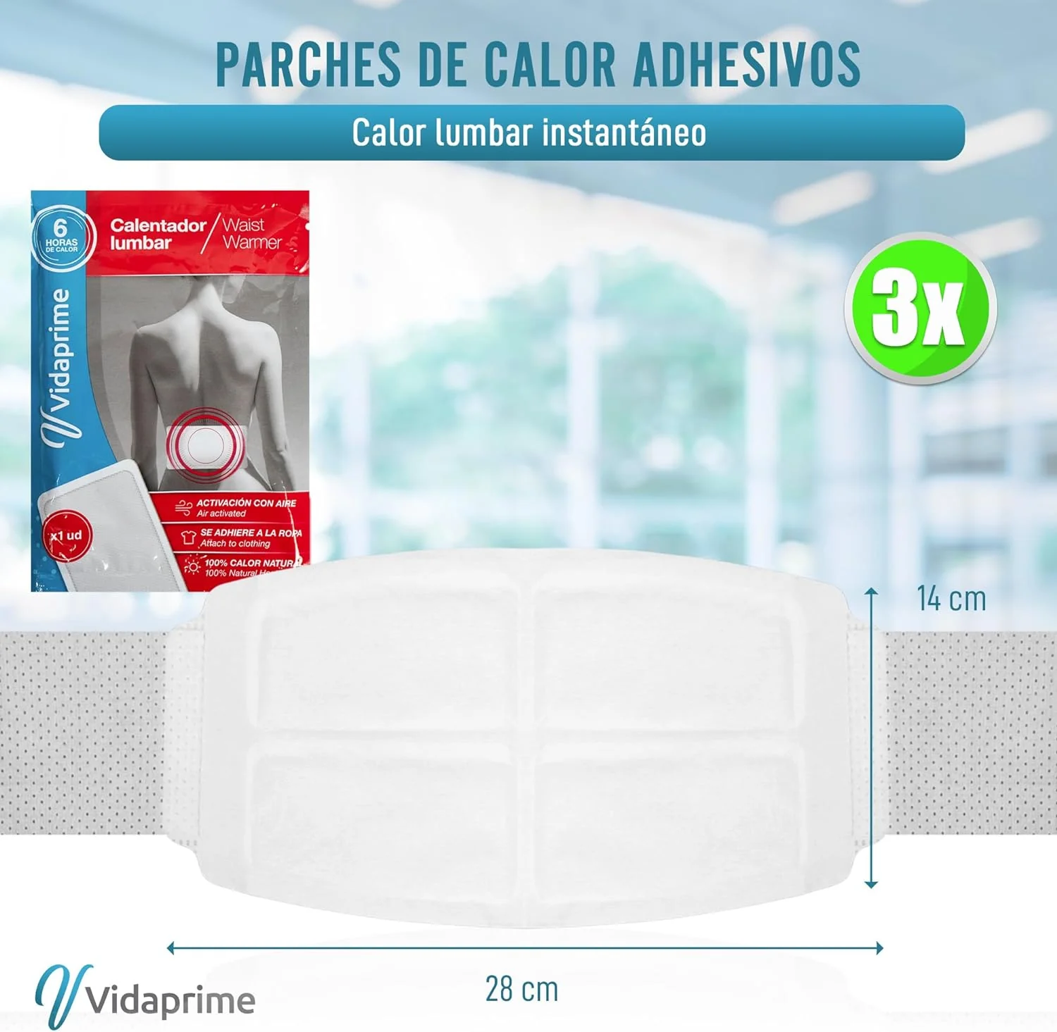 Parches de Calor Lumbar Espalda y Hombros | Pack x3 Uds - Image 8