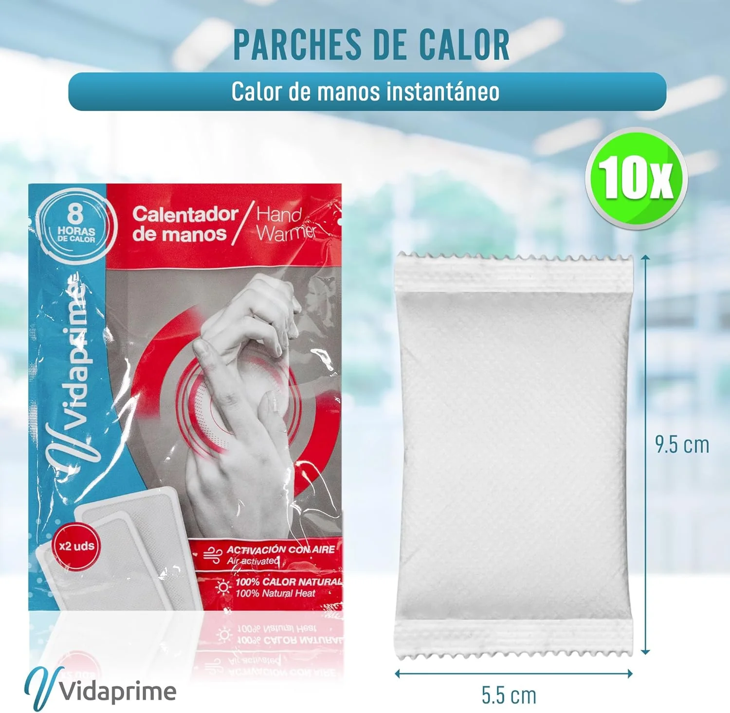 Parches Calienta Manos Térmicos Instantáneos | Pack x10 Uds - Image 8