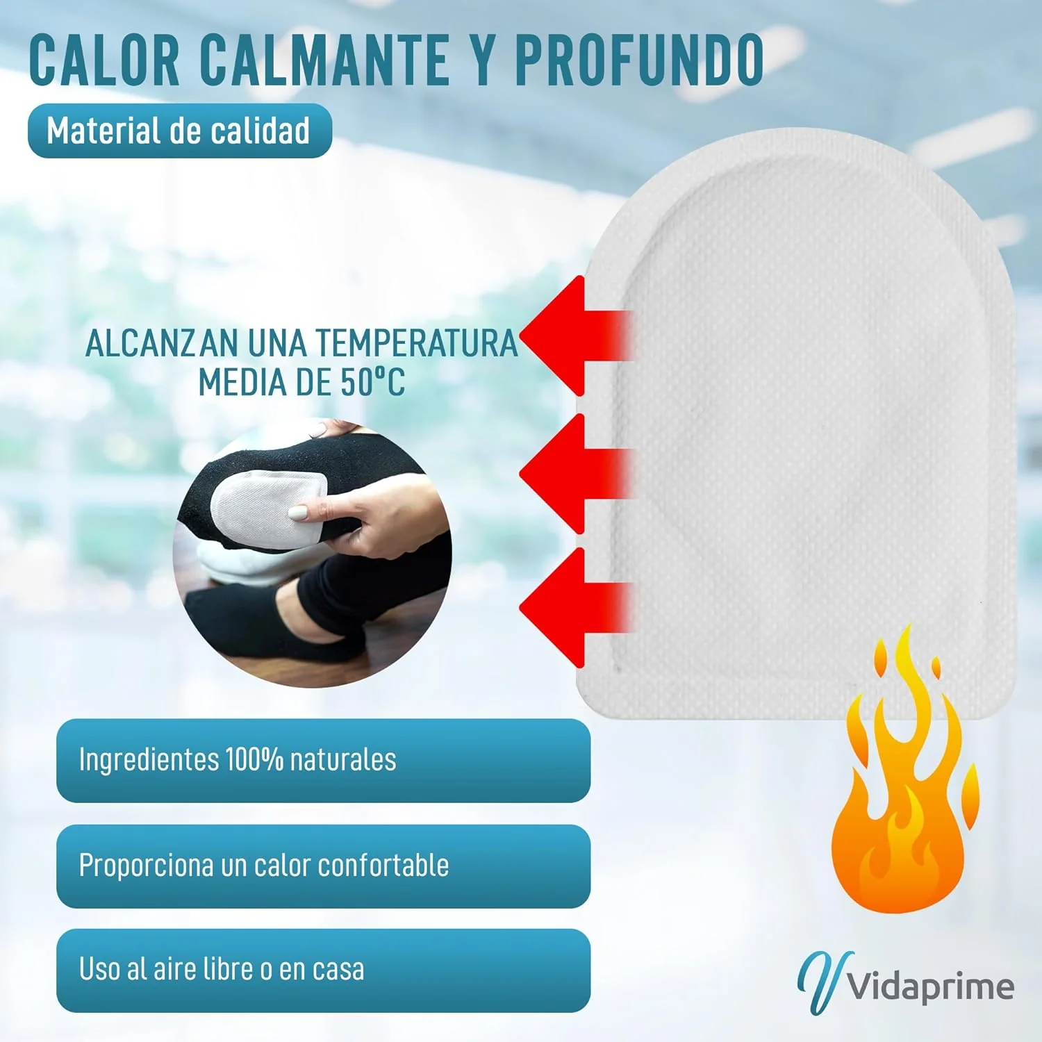 Parches Calor Pies Térmicos Instantáneos | Pack x20 Uds - Image 4