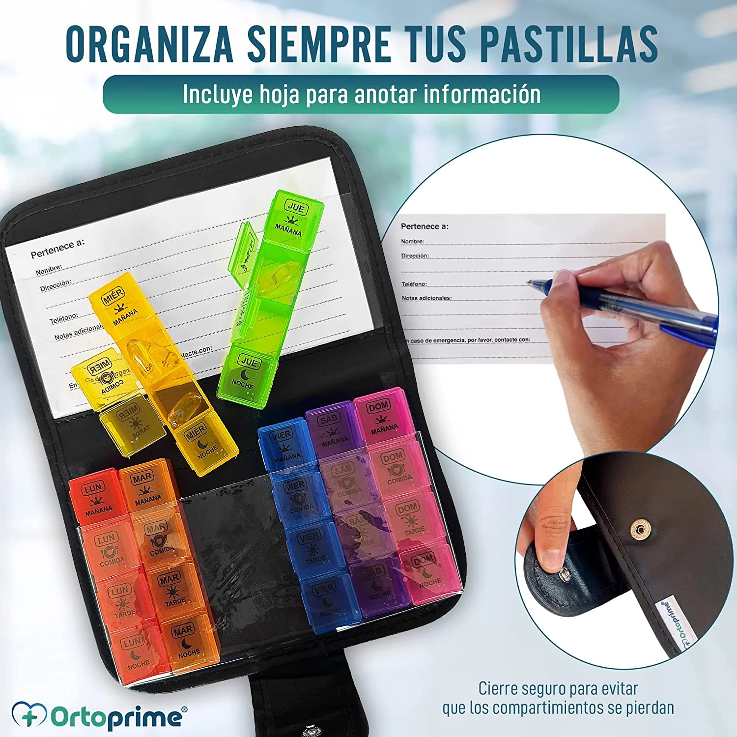 Pastillero Semanal con Estuche - Image 3