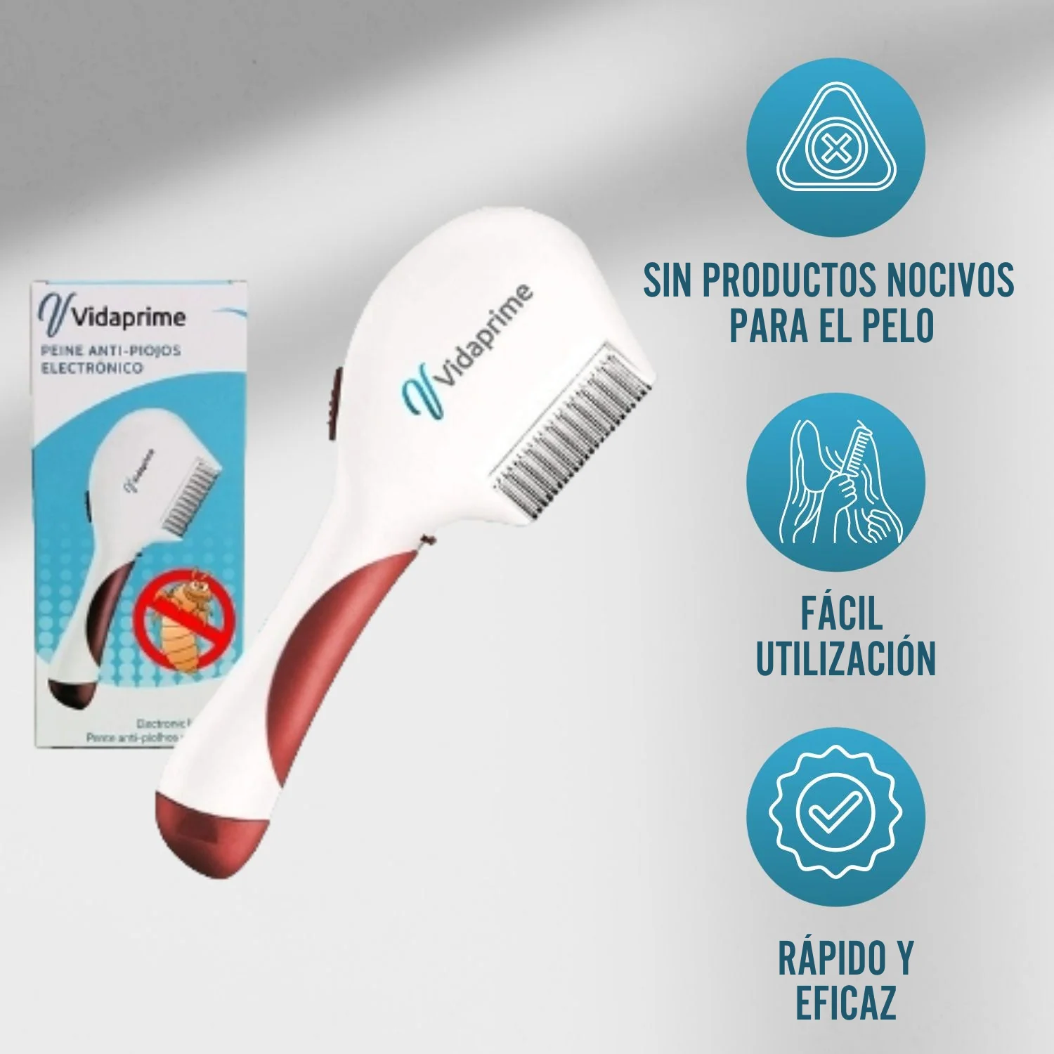 Peine Eléctrico Anti Piojos y Liendres Profesional - Image 3