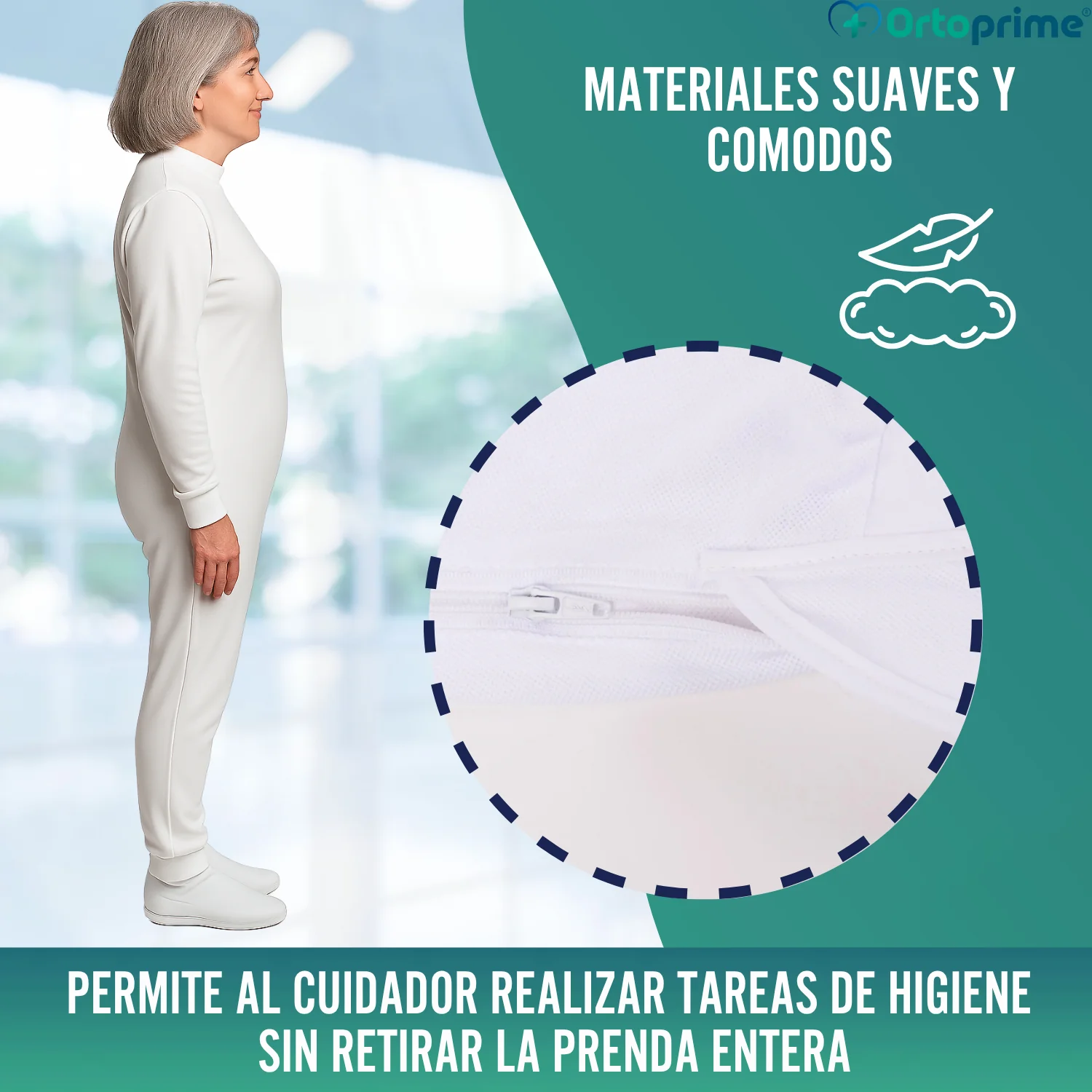 Pijama Antipañal Manga Larga | Pijama Doble Cremallera Unisex - Image 6
