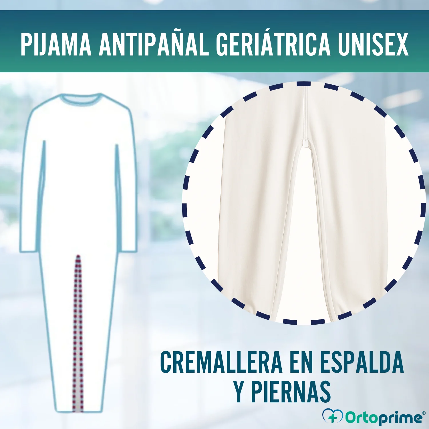 Pijama Antipañal Manga Larga | Pijama Doble Cremallera Unisex - Image 8