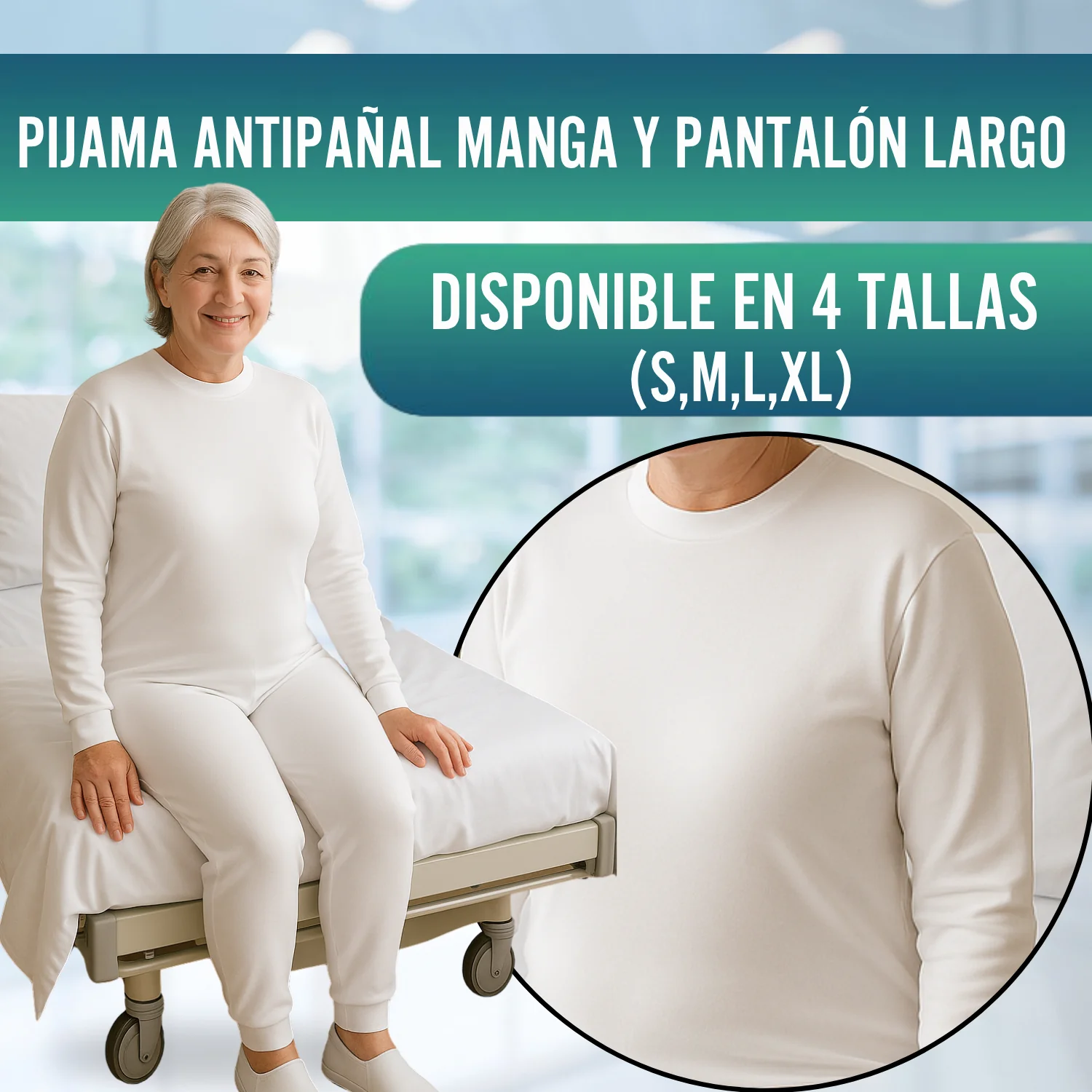 Pijama Antipañal con Cremallera | Manga Larga - Image 8