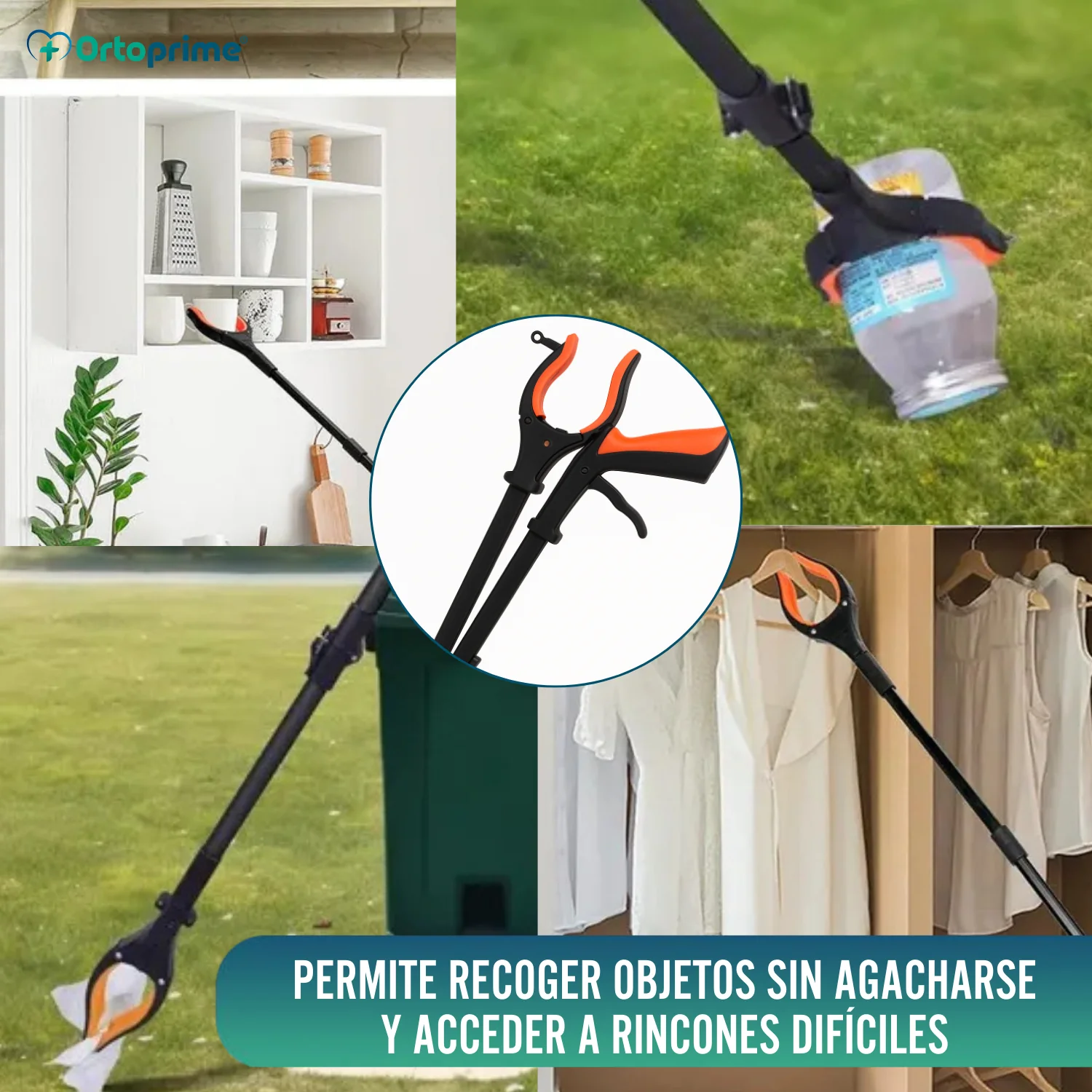 Pinza Recoge Objetos con Imán y Luz LED | Alcanzador Plegable - Image 8