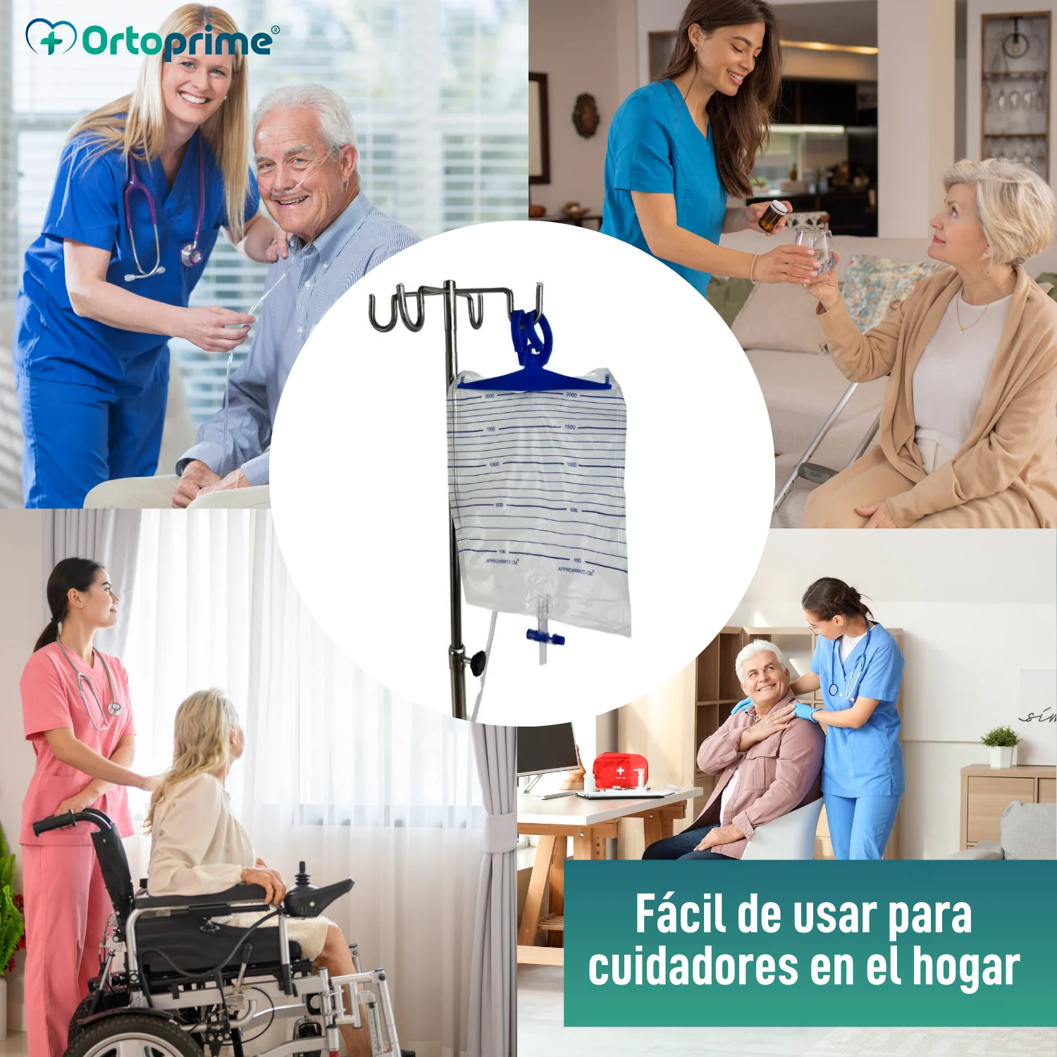Porta Suero Hospitalario Portátil Profesional y Domiciliario - Image 3