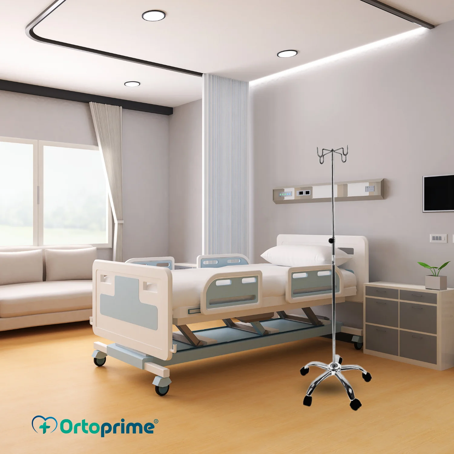 Porta Suero Hospitalario Portátil Profesional y Domiciliario - Image 5