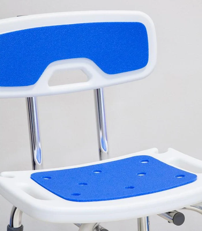 Silla Ducha Antideslizante con Respaldo y Asiento Acolchado - Image 6