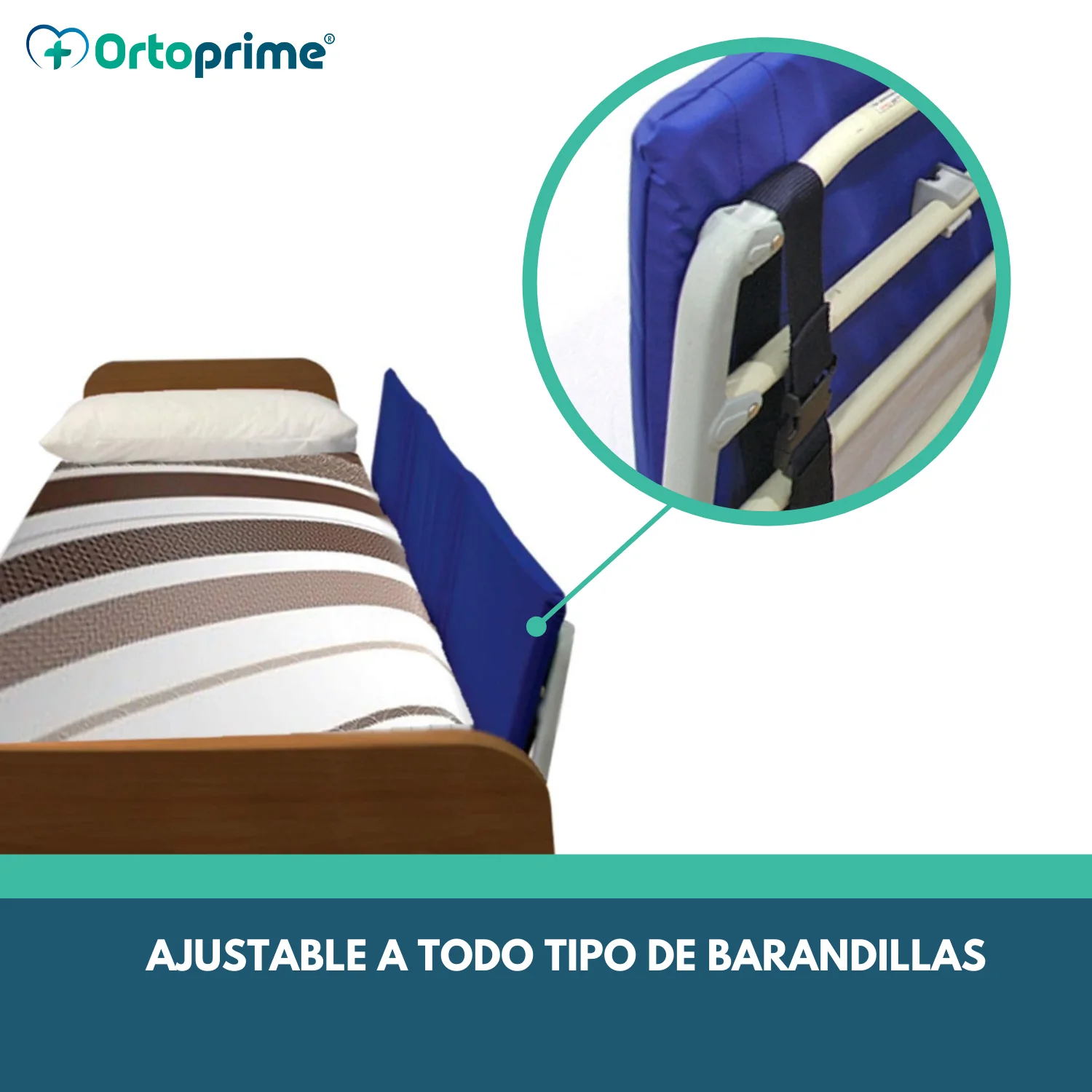 Protector Acolchado de Barandilla Cama Anti-caídas - Image 4