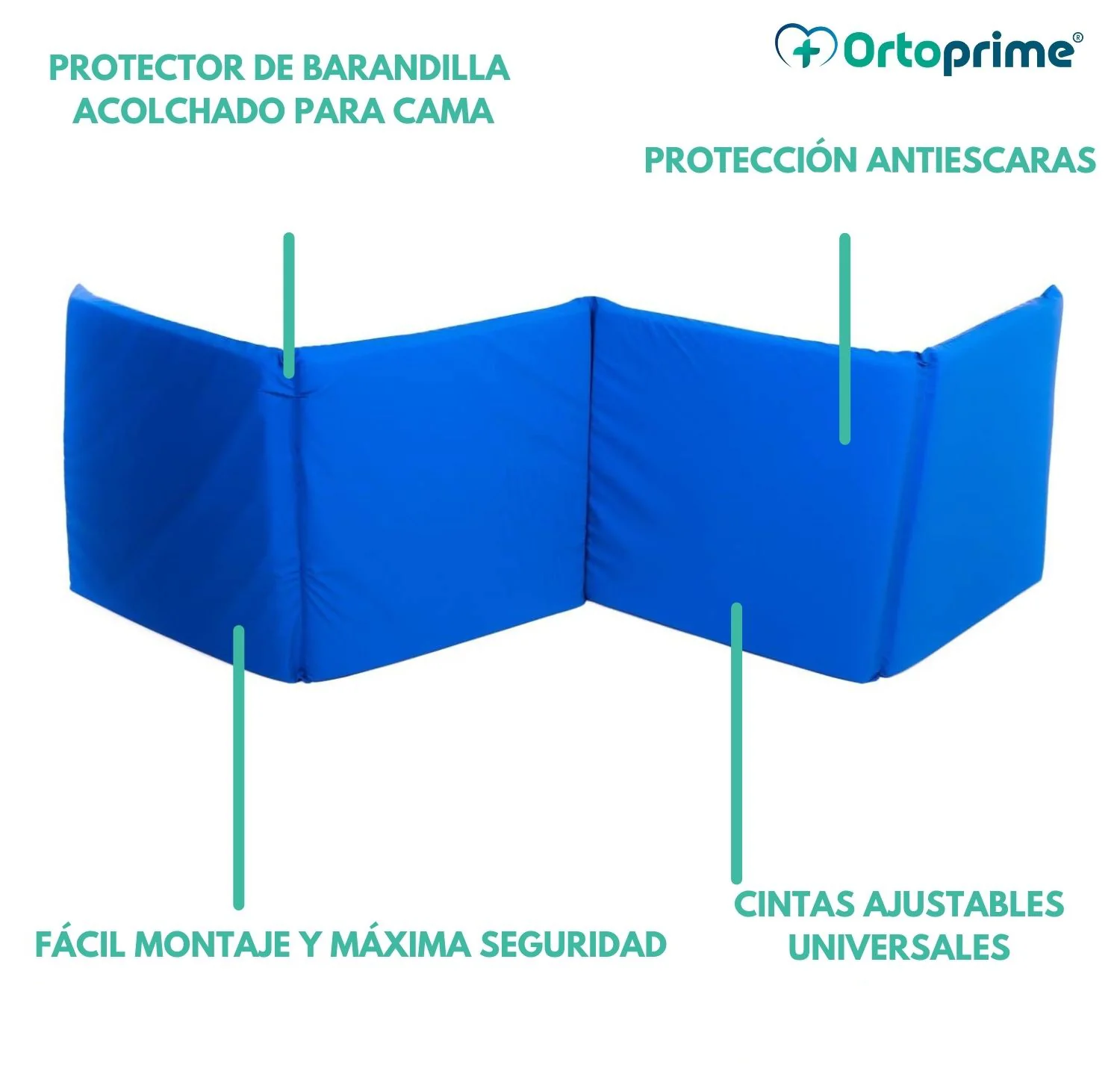 Protector Acolchado de Barandilla Cama Anti-caídas - Image 8