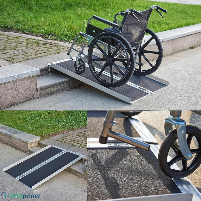 Rampa para Silla de Ruedas Plegable Salvaescaleras Portátil - Image 6