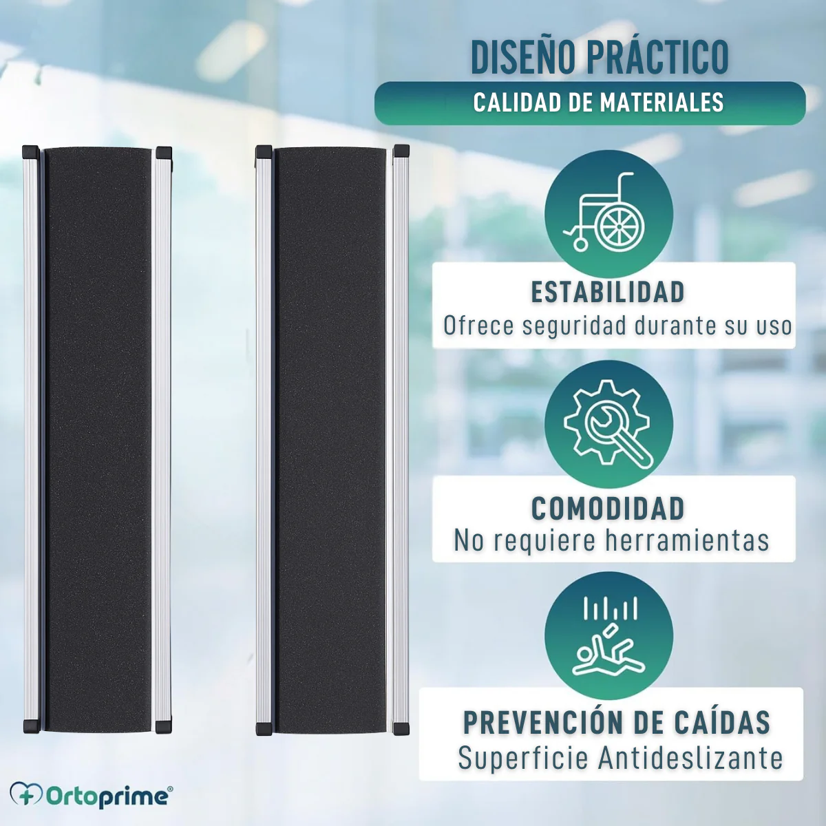 Rampas Telescópicas para Silla de Ruedas Resistentes 270kg - Image 4