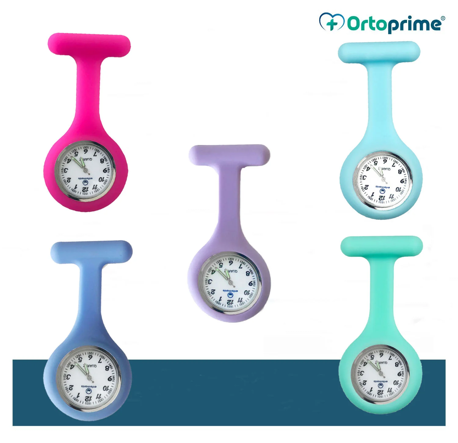 Reloj Enfermería con Funda de Silicona y Doble Dial | Unicolor - Image 6