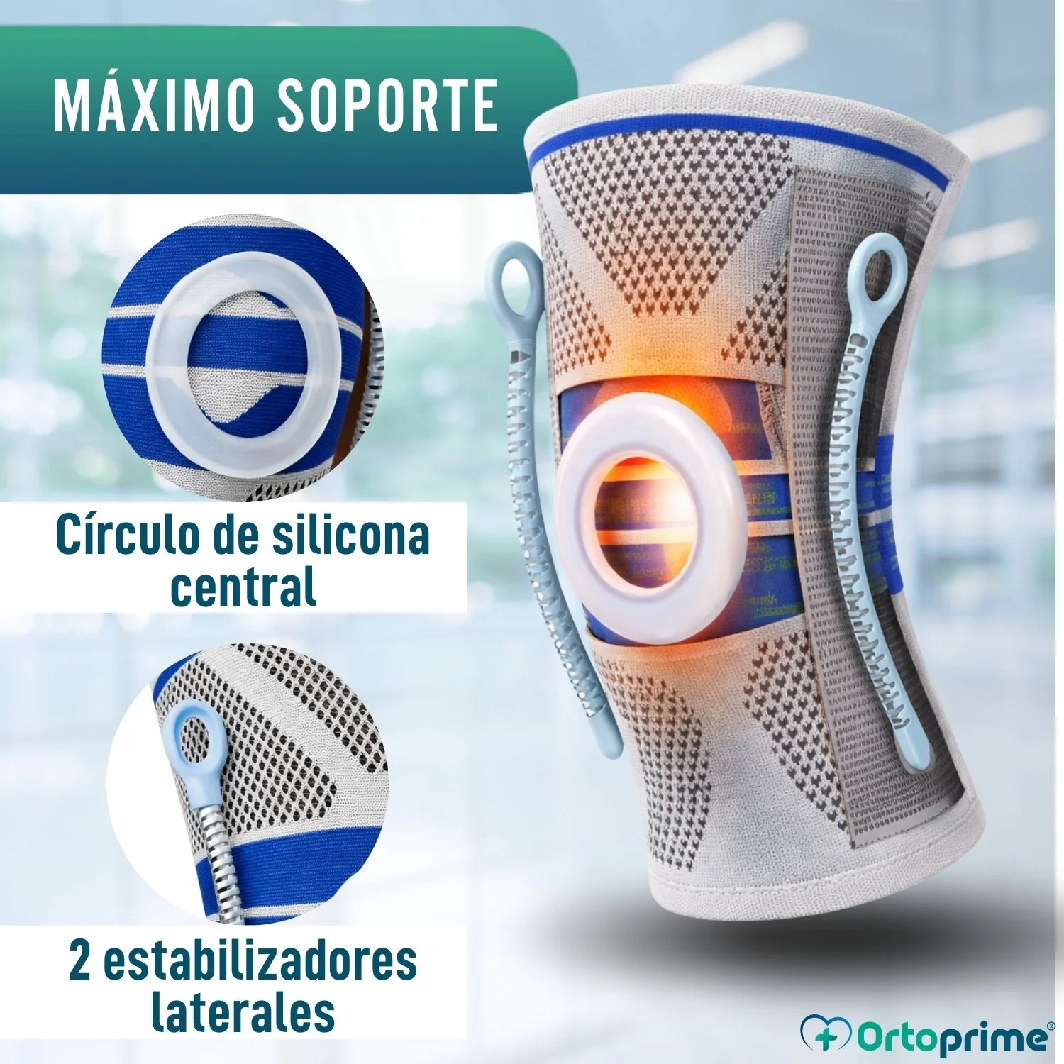 Rodillera Ajustable Menisco y Ligamento Protector de Rótula - Image 3