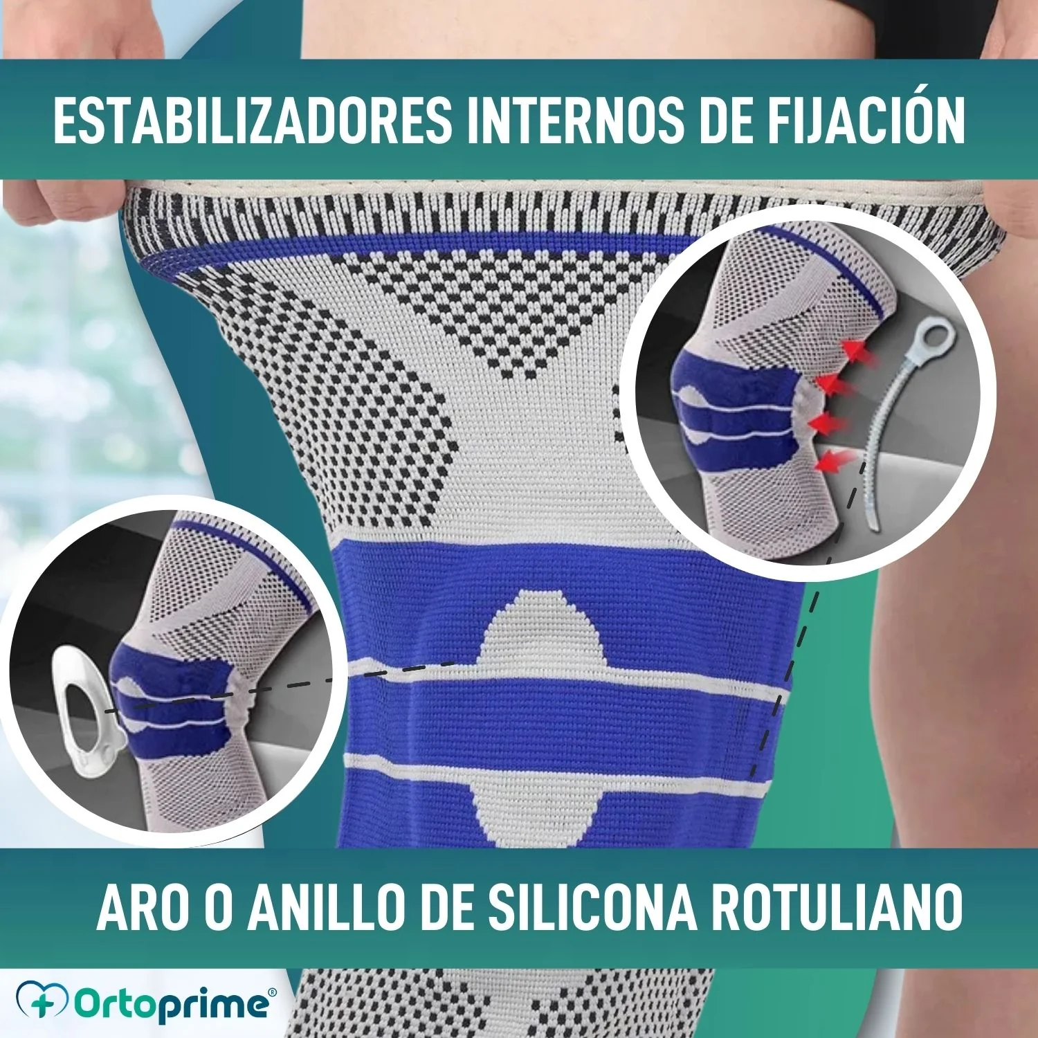 Rodillera Ajustable Menisco y Ligamento Protector de Rótula - Image 5