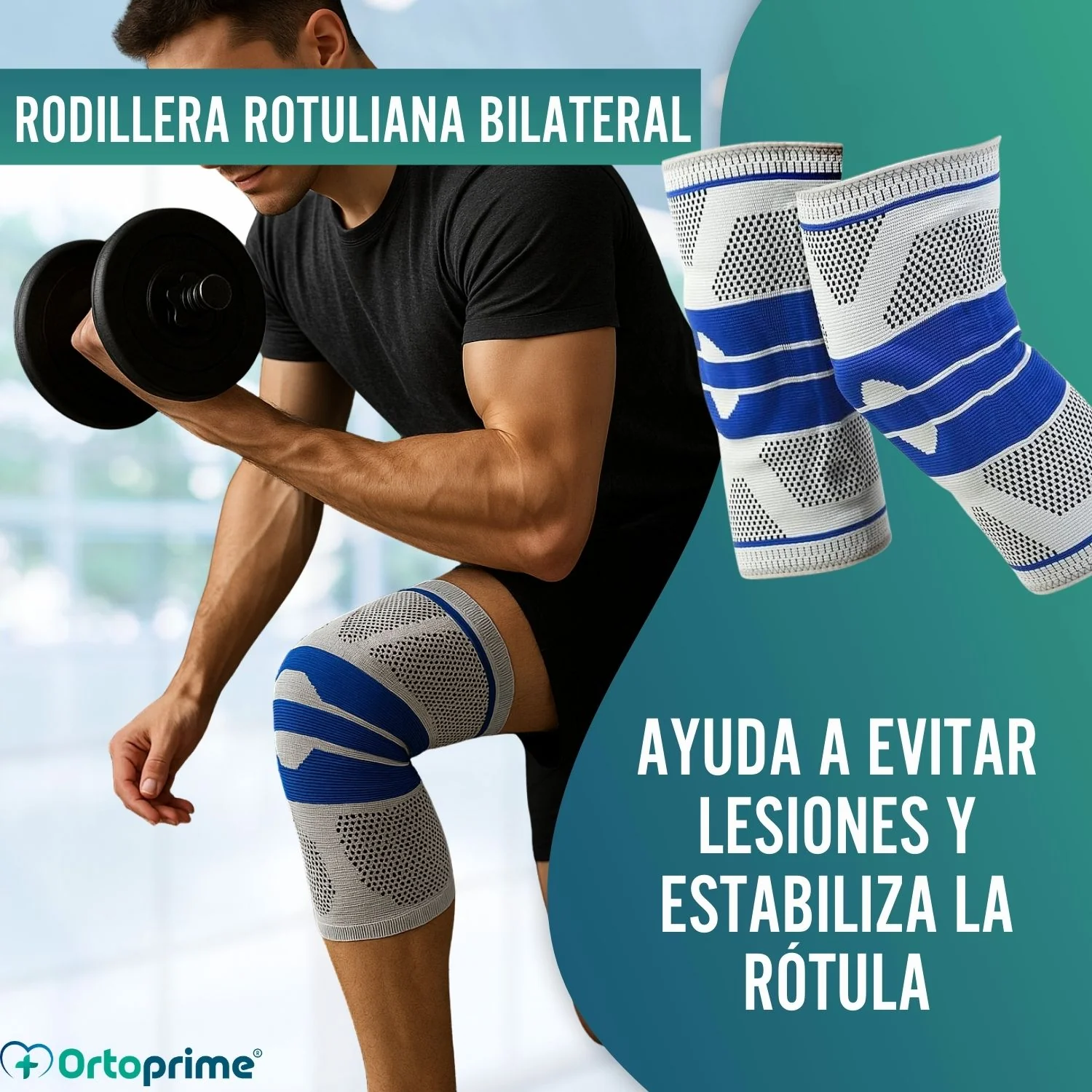 Rodillera Ajustable Menisco y Ligamento Protector de Rótula - Image 7
