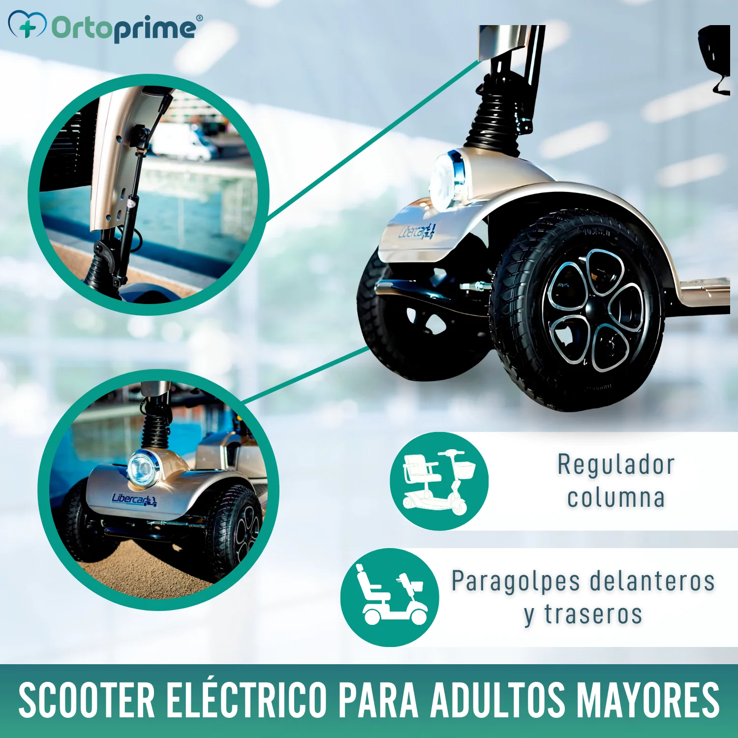 Scooter Eléctrica para Adultos de Alta Gama | 4 Ruedas - Image 7