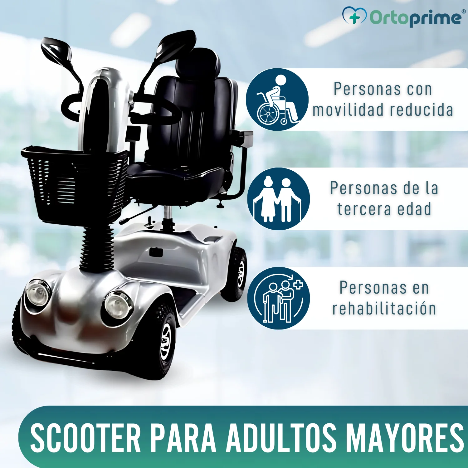 Scooter Eléctrico para Adultos | Suspensión Integral 4 Ruedas - Image 4