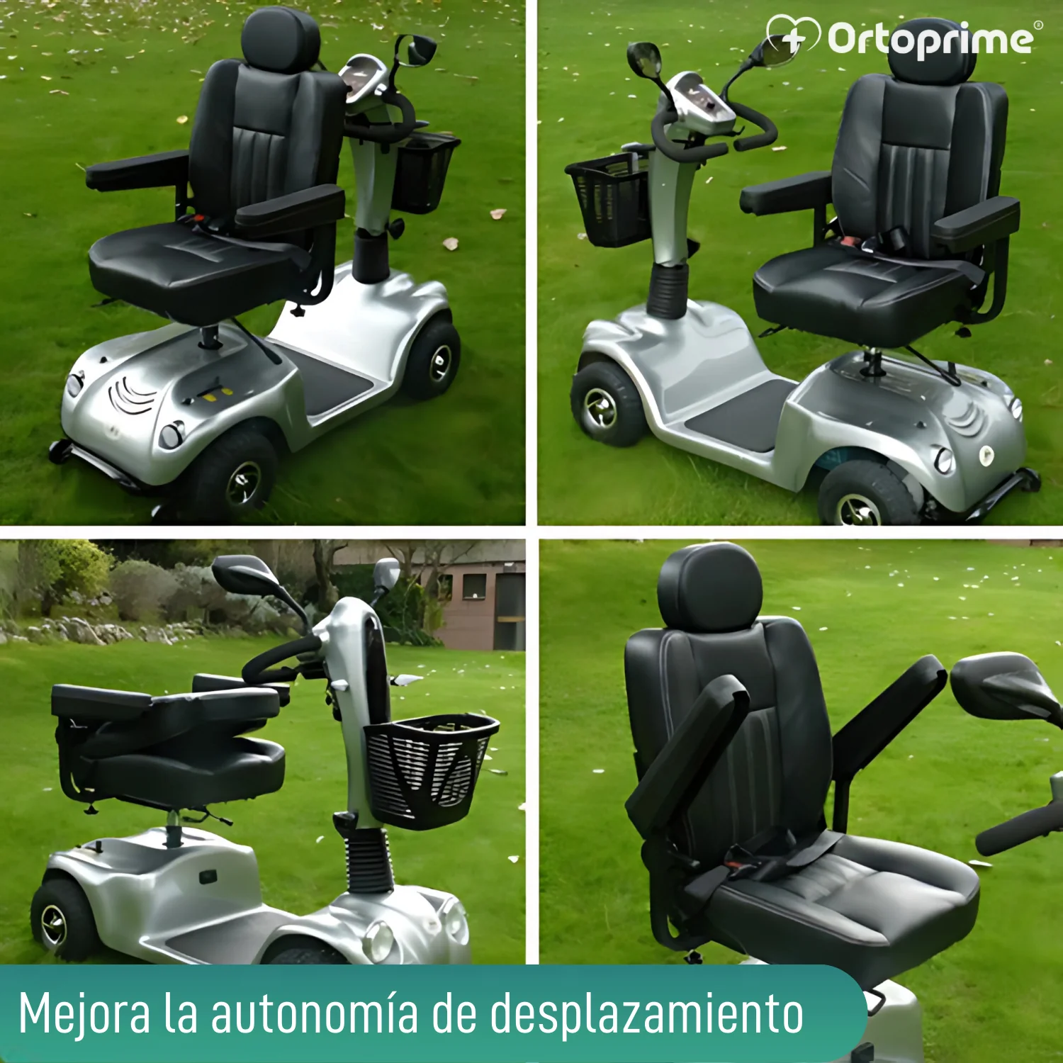 Scooter Eléctrico para Adultos | Suspensión Integral 4 Ruedas - Image 9