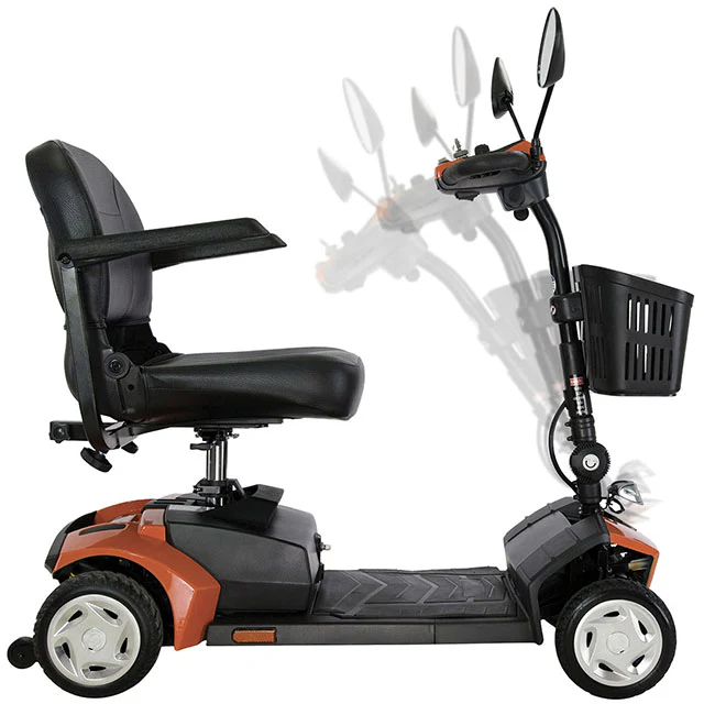 Scooter Eléctrico Asiento Giratorio y Batería Removible - Image 2