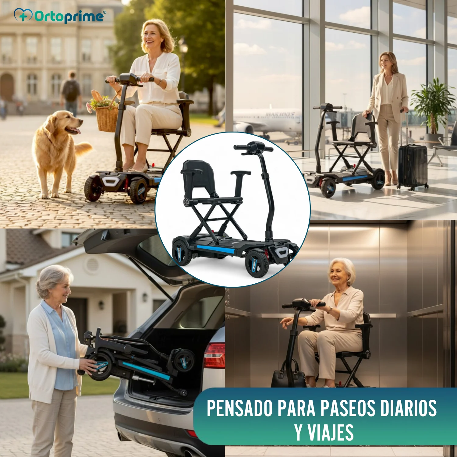 Scooter Eléctrico Compacto Transportable | Plegado Eléctrico - Image 4