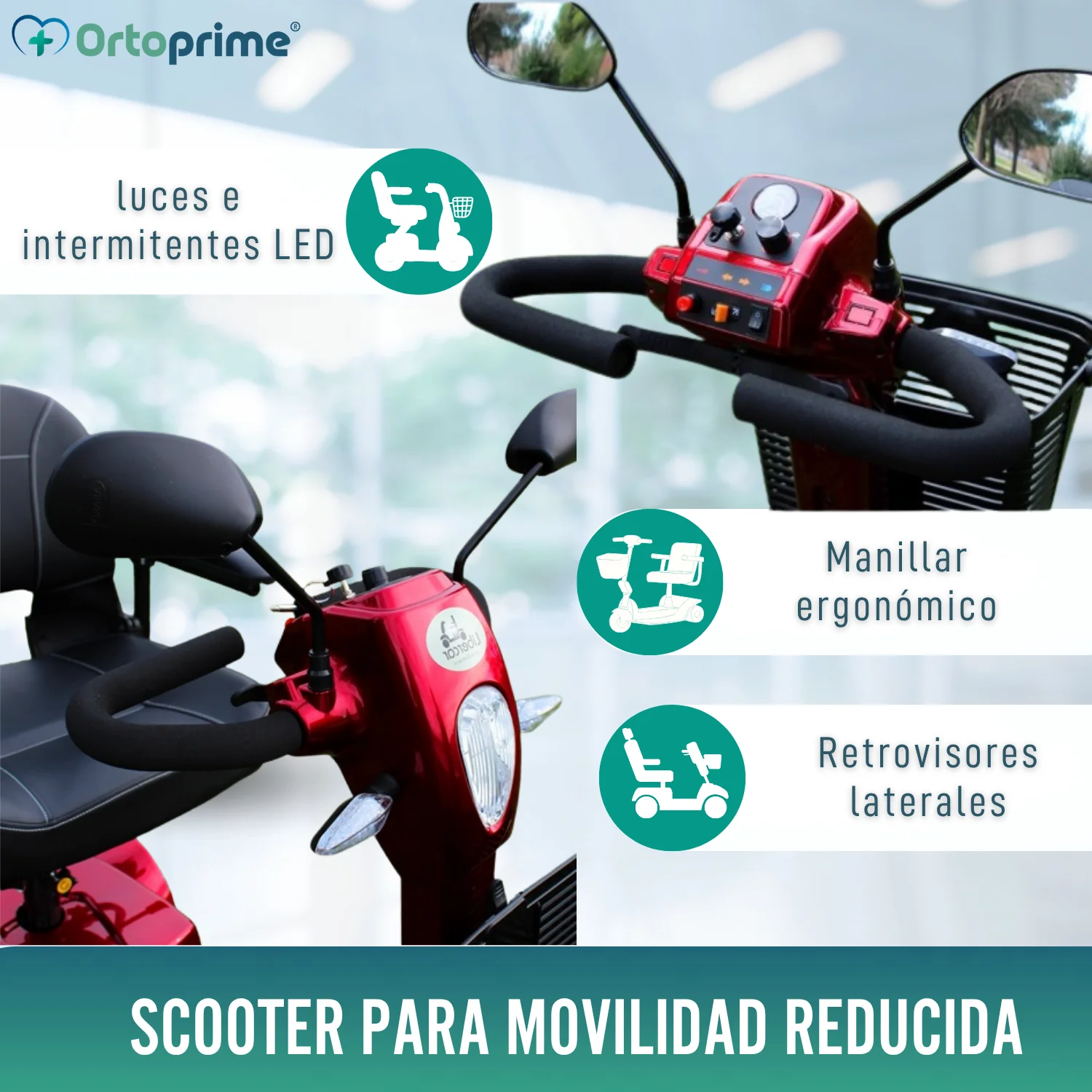 Scooter para Minusválidos Eléctrico | Doble Amortiguación - Image 7
