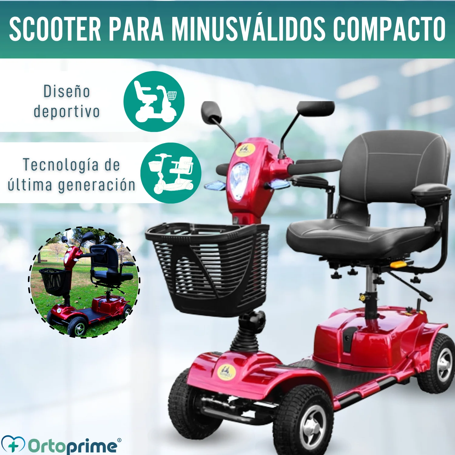 Scooter para Minusválidos Eléctrico | Doble Amortiguación - Image 9