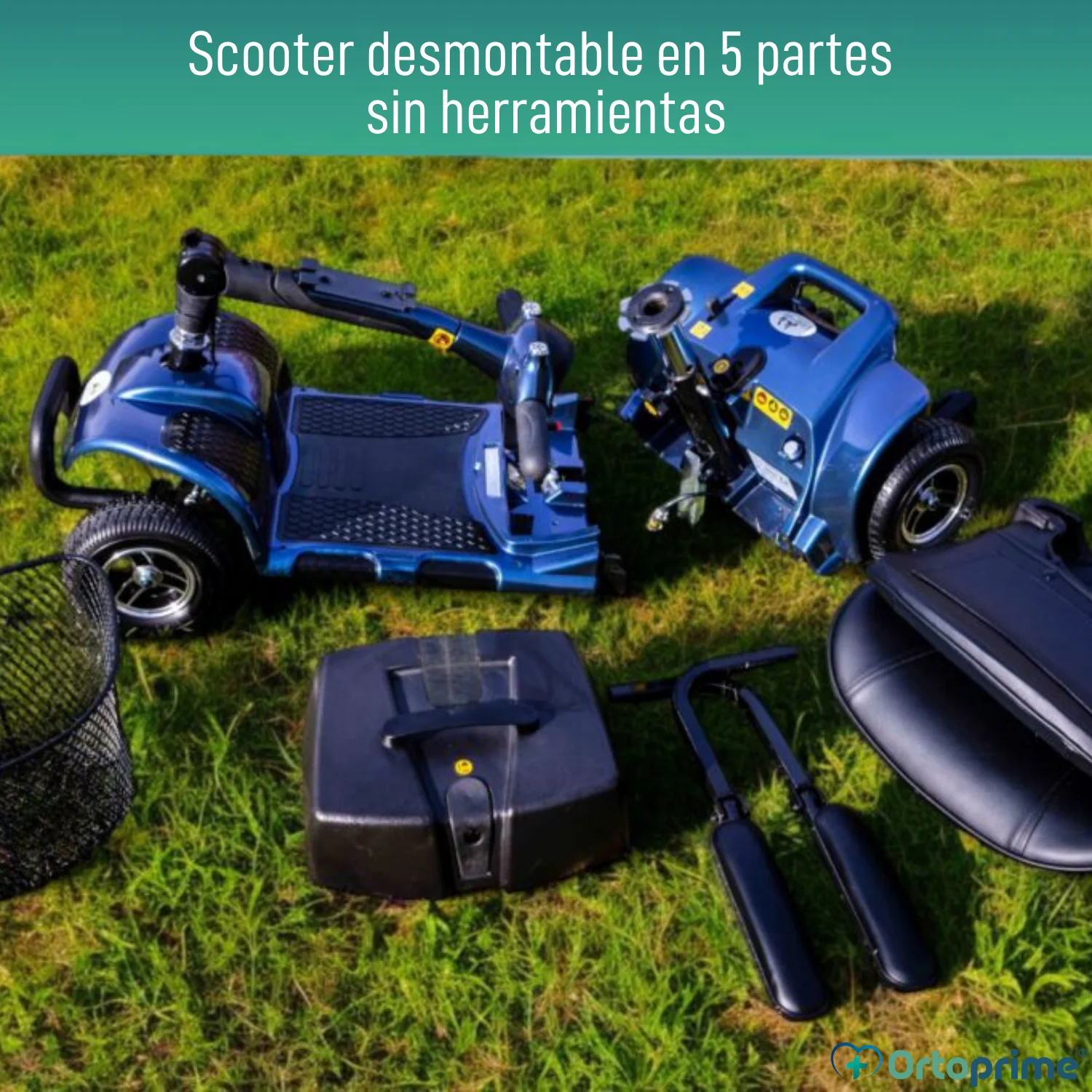 Scooter para Movilidad Reducida Desmontable | 4 Ruedas - Image 7
