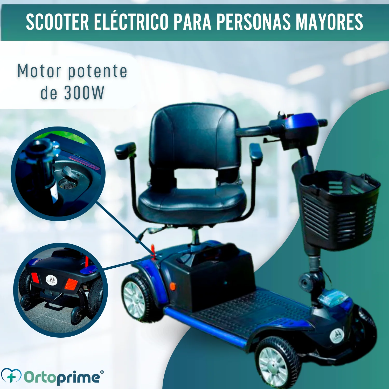 Scooter Eléctrico Compacto y Desmontable | 4 Ruedas - Image 4
