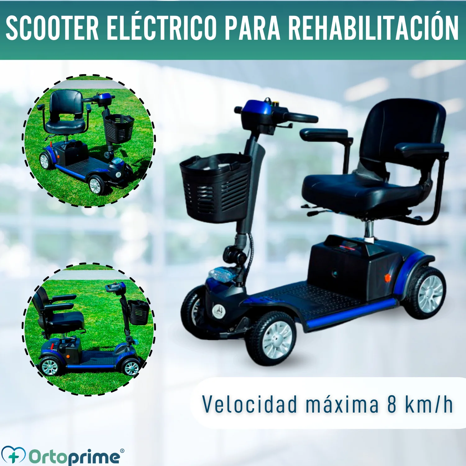 Scooter Eléctrico Compacto y Desmontable | 4 Ruedas - Image 5
