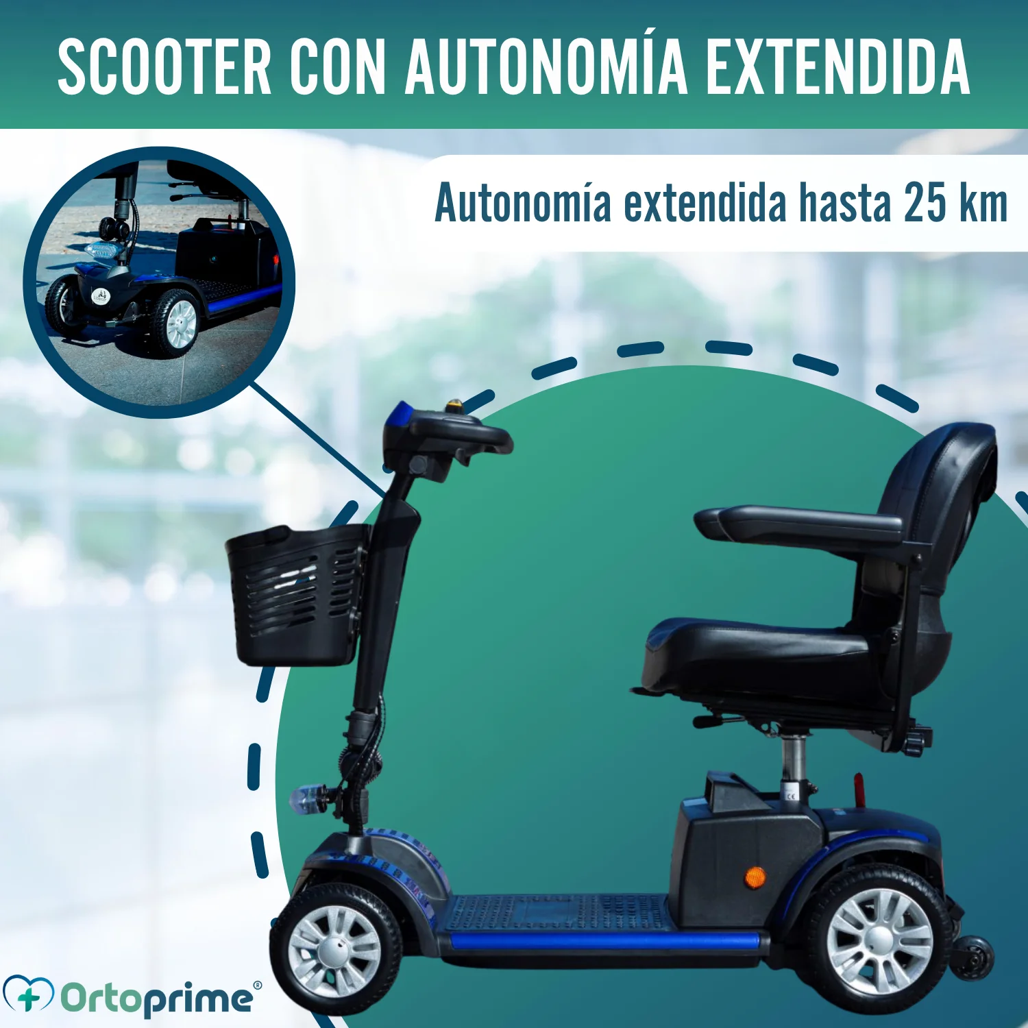Scooter Eléctrico Compacto y Desmontable | 4 Ruedas - Image 6